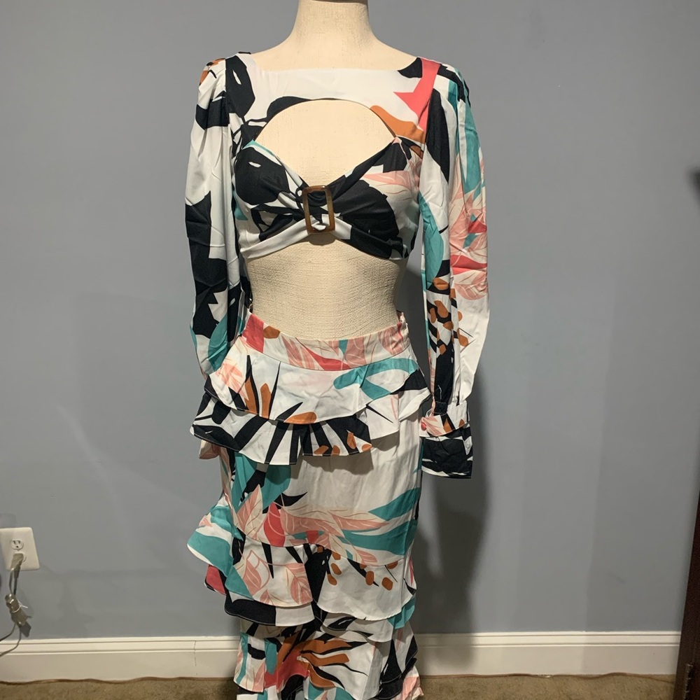 Colorful Abstract Two-Piece Set